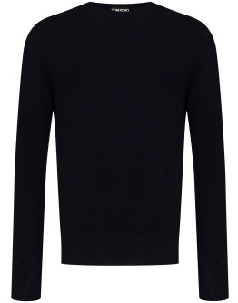 cashmere fine-knit jumper