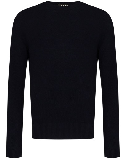 cashmere fine-knit jumper
