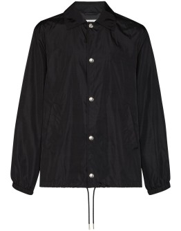 logo print windbreaker jacket