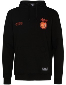 devil print hoodie