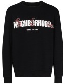 rattlesnake logo print sweatshirt