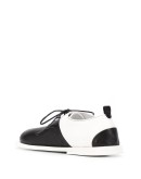 two-tone lace-up shoes