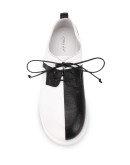 two-tone lace-up shoes