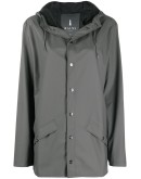 drawstring hooded coat