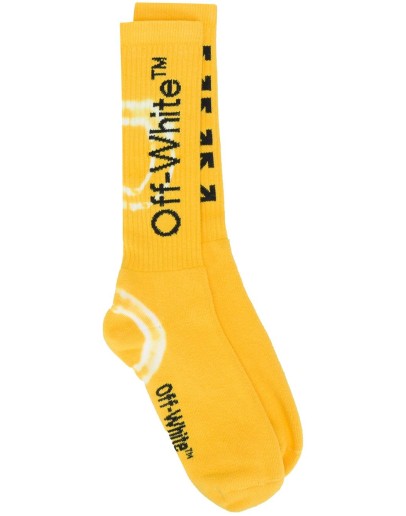 tie-dye jacquard socks