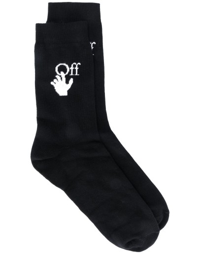 jacquard logo socks