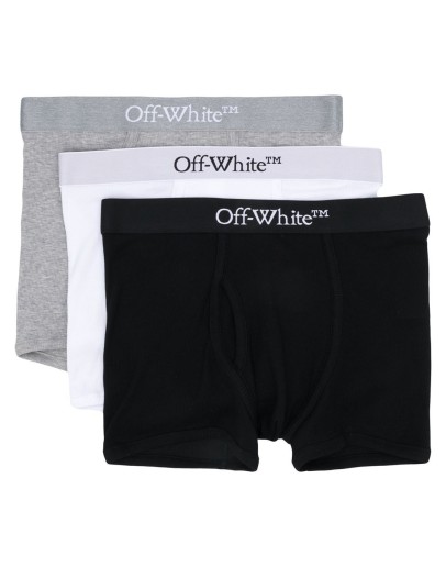 jacquard logo three-boxers set