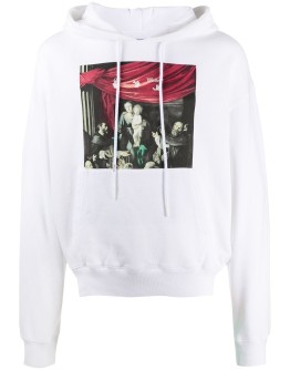 Caravaggio print hoodie