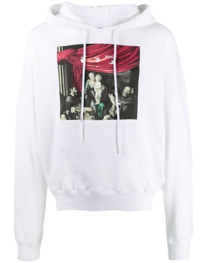 Caravaggio print hoodie
