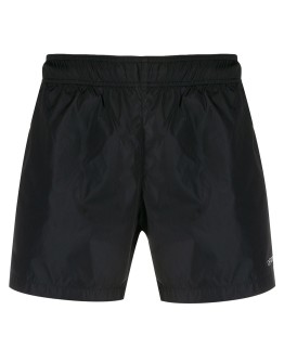 logo print swim shorts