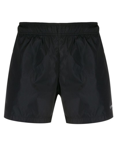 logo print swim shorts