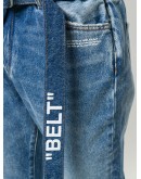 slim low crotch jeans