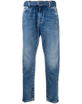 slim low crotch jeans