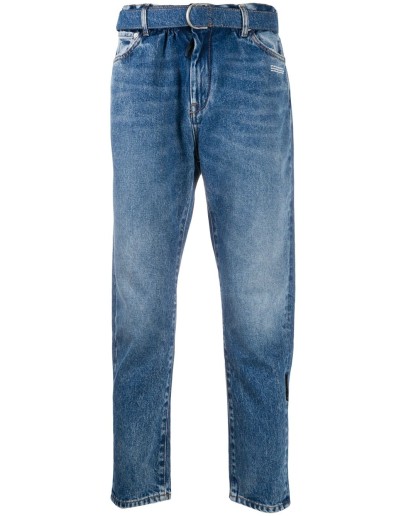 slim low crotch jeans