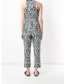 sleeveless printed jumpsuit