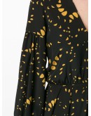 silk V-neck jumpsuit