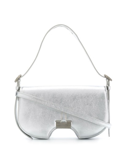 Swiss flap shoulder bag