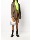 Swiss flap shoulder bag