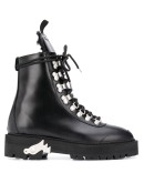 ankle-high hiking boots