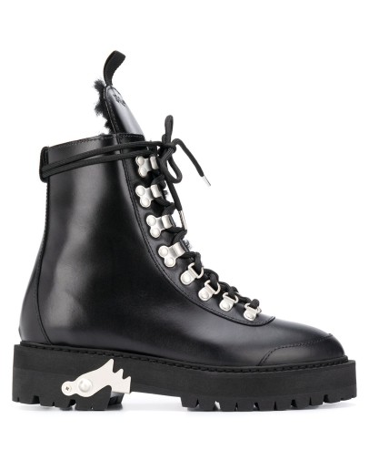 ankle-high hiking boots