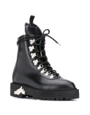 ankle-high hiking boots