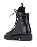 ankle-high hiking boots