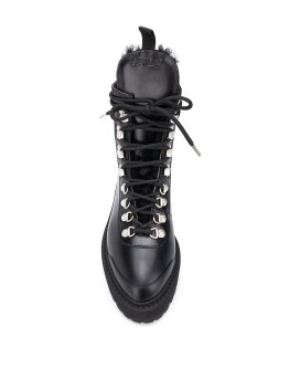 ankle-high hiking boots