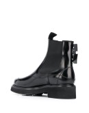 logo patch Chelsea boots