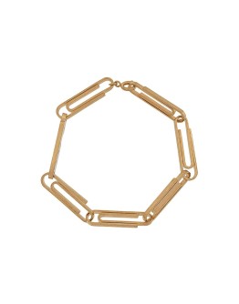paper clip metal bracelet