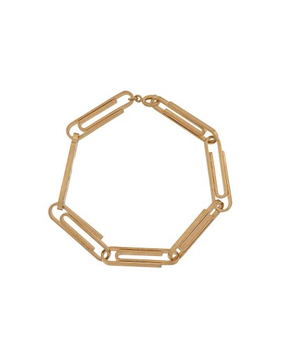 paper clip metal bracelet