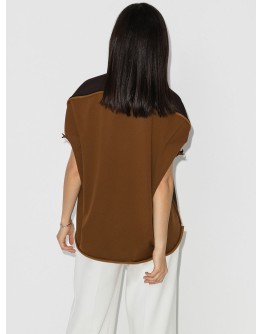 two-tone blouse