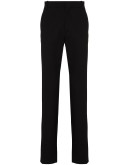 tuxedo-stripe tailored trousers