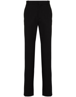 tuxedo-stripe tailored trousers