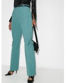 stud-detail trousers