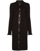ribbed-knit midi dress