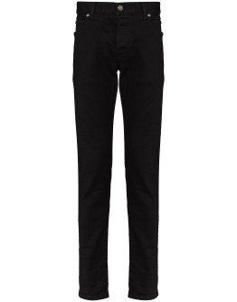 mid-rise slim-leg jeans