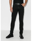 mid-rise slim-leg jeans