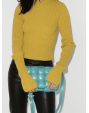 ribbed-knit jumper