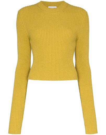 ribbed-knit jumper