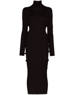 merino wool rollneck dress