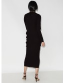 merino wool rollneck dress