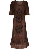 Carnation kaftan dress