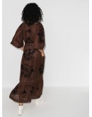 Carnation kaftan dress