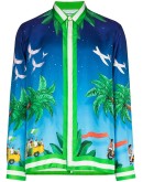x Homecoming Lagos Tennis Club print shirt