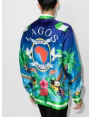 x Homecoming Lagos Tennis Club print shirt