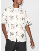 rose-print shirt