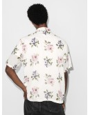 rose-print shirt