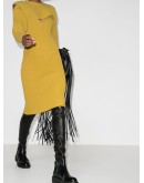 cut-out knitted dress