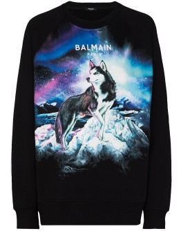 Husky logo-print sweatshirt