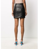 SIDE SPLIT MINI SKIRT BLACK NO COLOR